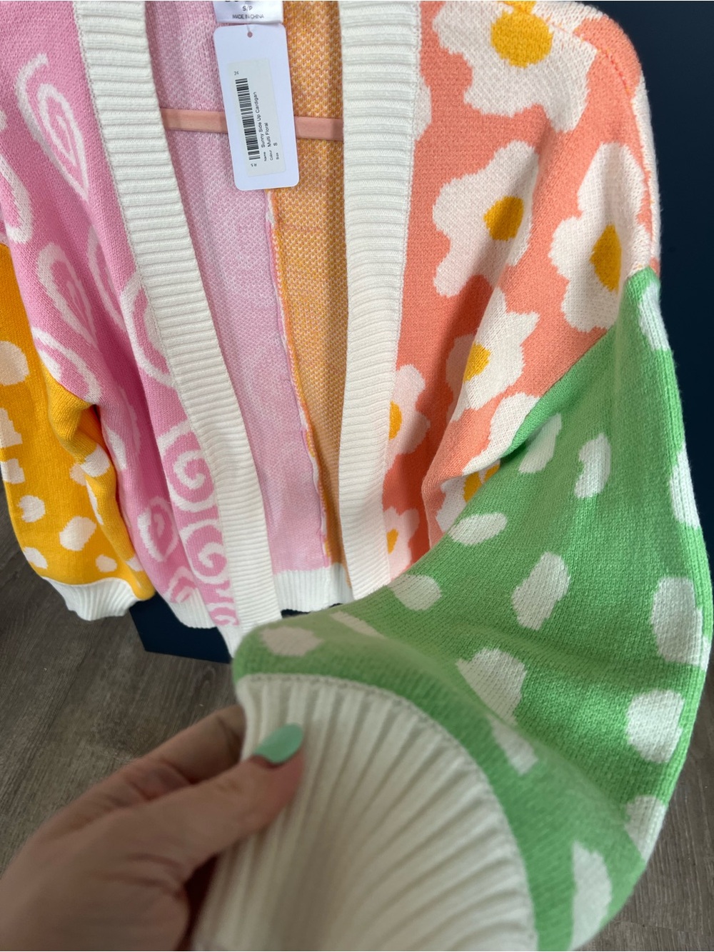 Sunny Side Up Cardigan (NWT) Multi Floral, Small - Picture 12 of 16